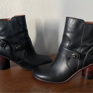 COACH Moto Heel Booties
